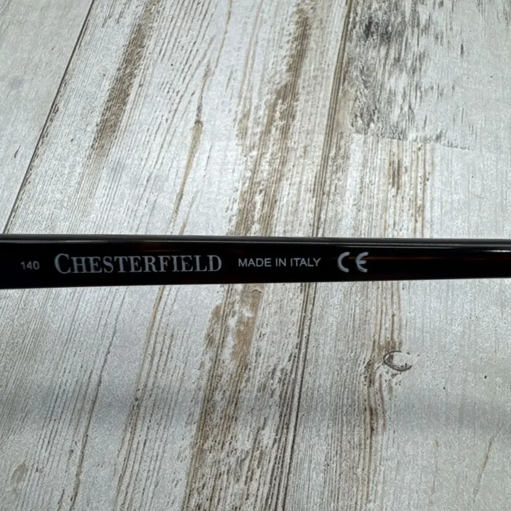 Chesterfield CH840 52-18-140 Gun Metal Brown Tortoise Flex Hinge Eyeglass Frames